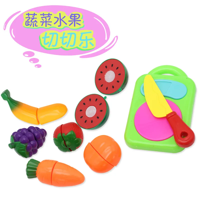 Фруктовая огранка детская кухня игровой домик игрушки модель резка овощи игрушка