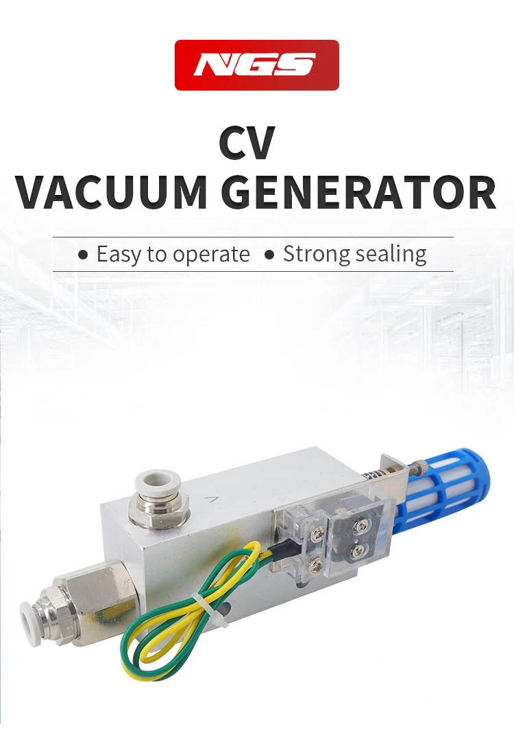 Válvula de controle para peças pneumáticas, gerador