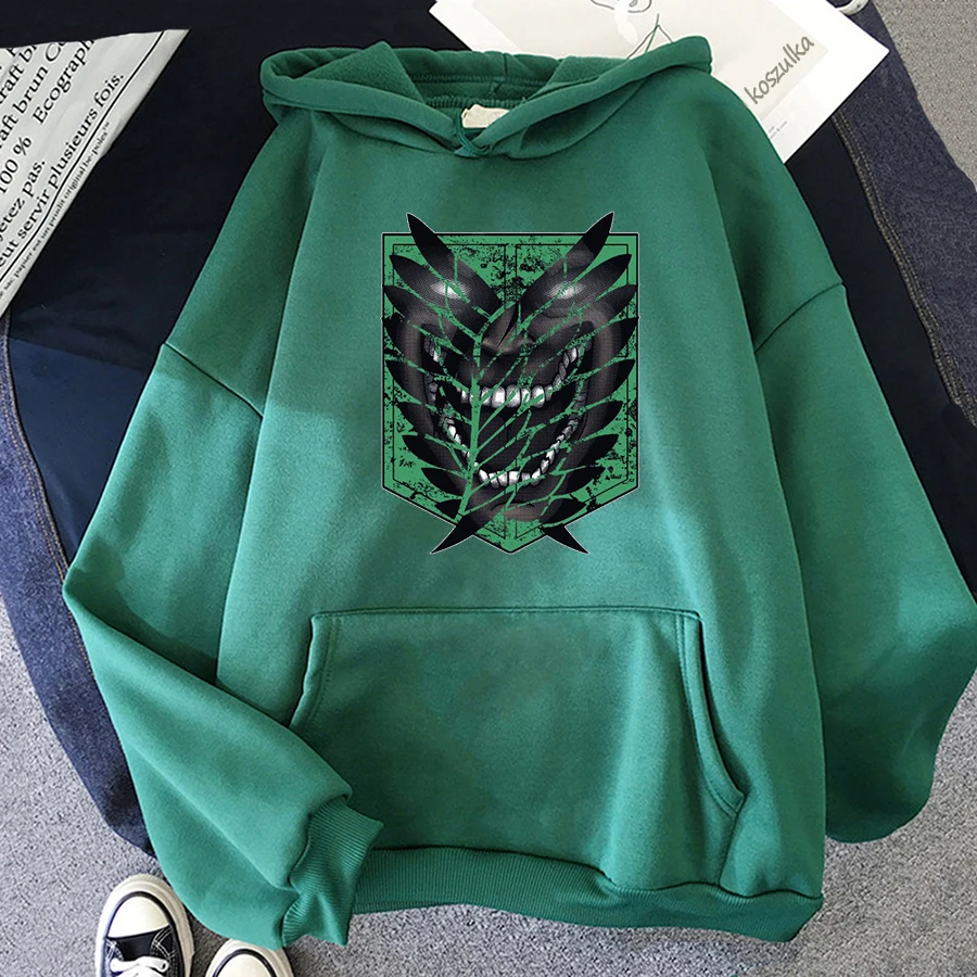 Attack on Titan Hoodie Men Fashion Loose Pullovers Casaul Tops
