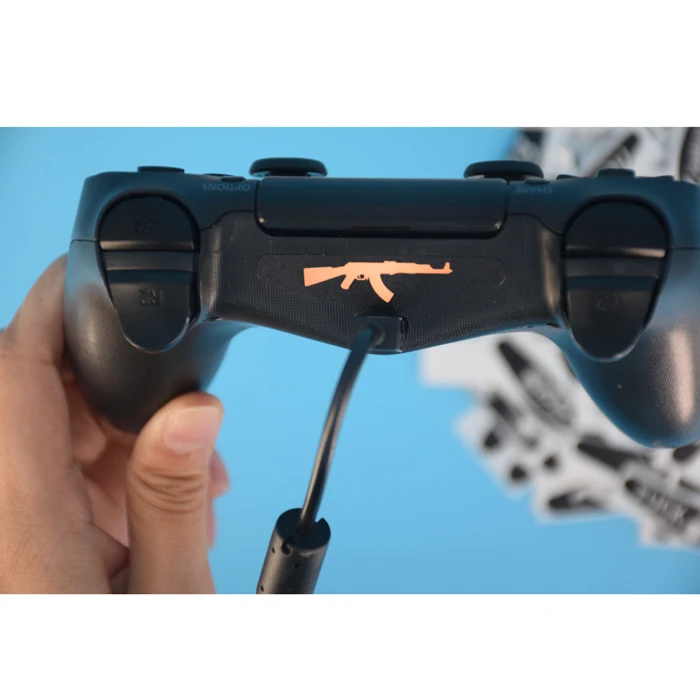 10 шт./лот, игровой светильник, виниловая светодиодная наклейка s для sony Playstation 4 Dualshock 4 PS4, контроллер, светильник, защитная наклейка