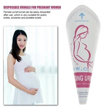 

20pcs Waterproof Paper Standing Urinal Funnel Pregnant Toilet Comfortable Disposable Women Mother Portable Elements