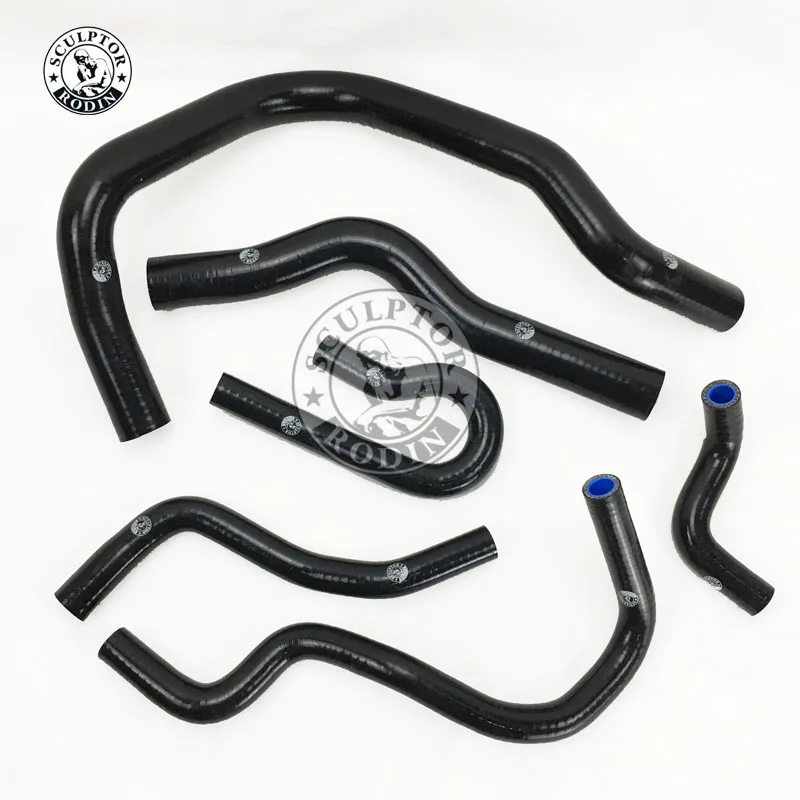 Силиконовый шланг радиатора для HONDA CIVIC type R EK EG B16A B18C EX SI KIT(6 шт.) красный/синий/черный