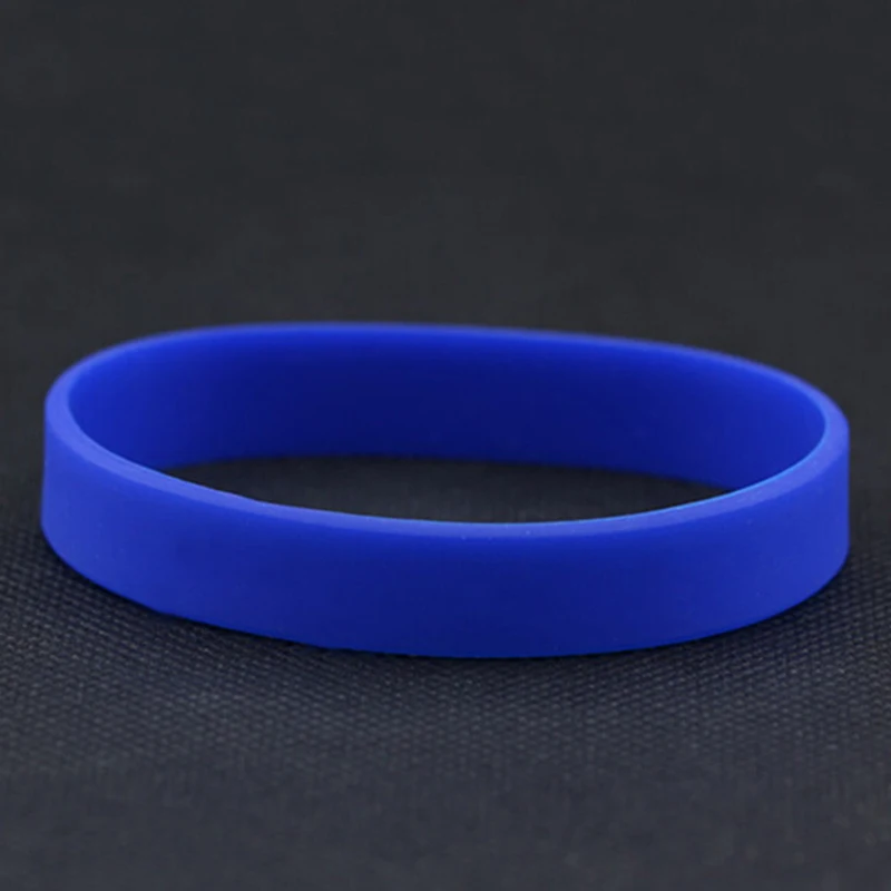 Silicone Wristband Bracelet Sports Casual Bracelet Female Men Pure Color For Simple Women Unisex Bracelet