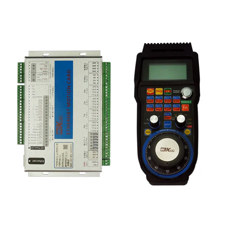 Controller Cnc Mach3 Kit 3/4 Assi Xhc 4-Axis Wireless Mach3 Mpg Volantino Pendente Whb04B-4 + 3/4-Axis Mach3 Scheda Di Controllo Ethernet