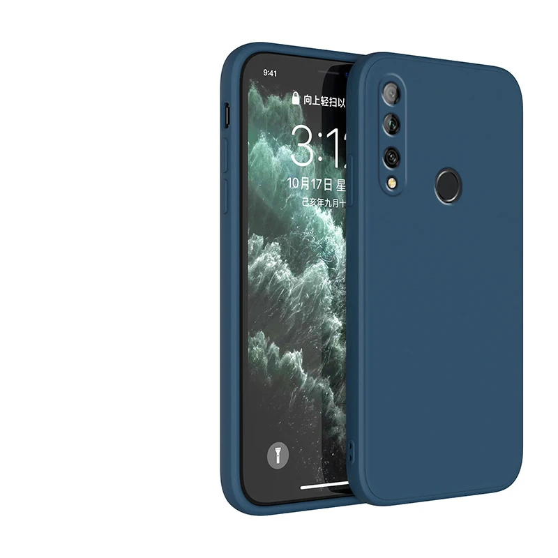 Stylish Silicone Square Frame Phone Case - Full Protection Soft Cover