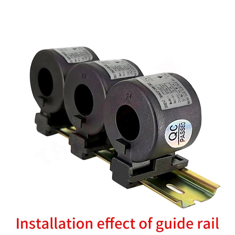 Núcleo do Transformador do Sensor Atual da Braçadeira Kct 50a 75a 100a 150a 200a Sensor do ct do Trilho do Ruído Transformador Atual Impermeável Mini da ca Peças