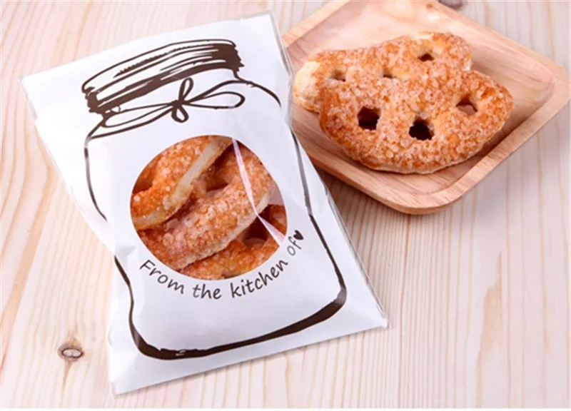 20 pcs/lot Plastic Cellophane Bottle Pattern Candy Cookie Gift Bag Self Adhesive Pouch For Wedding Birthday Party Decor - Image 3