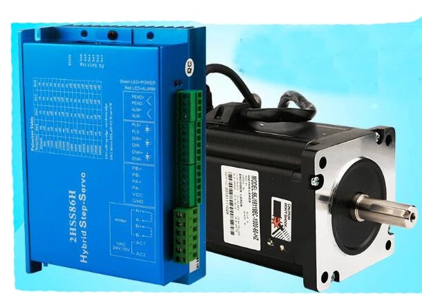 2 Фаза NEMA24 3Nm 425ozf. В закрытый цикл шаговый Серводвигатель набор JMC 60J1887EC 1000 + 2HSS86H HISU