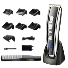 Турбо электрическая машинка для стрижки волос Профессиональный беспроводной триммер для волос триммер для бороды для мужчин электрическая машина для резки волос набор для стрижки волос