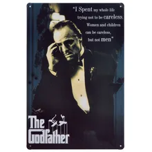 Зажимы для пленки винтажные металлические жестяные вывески знаменитый фильм художественный плакат для кафе-бара металлическая роспись настенные наклейки домашний Декор Рождественский подарок A326