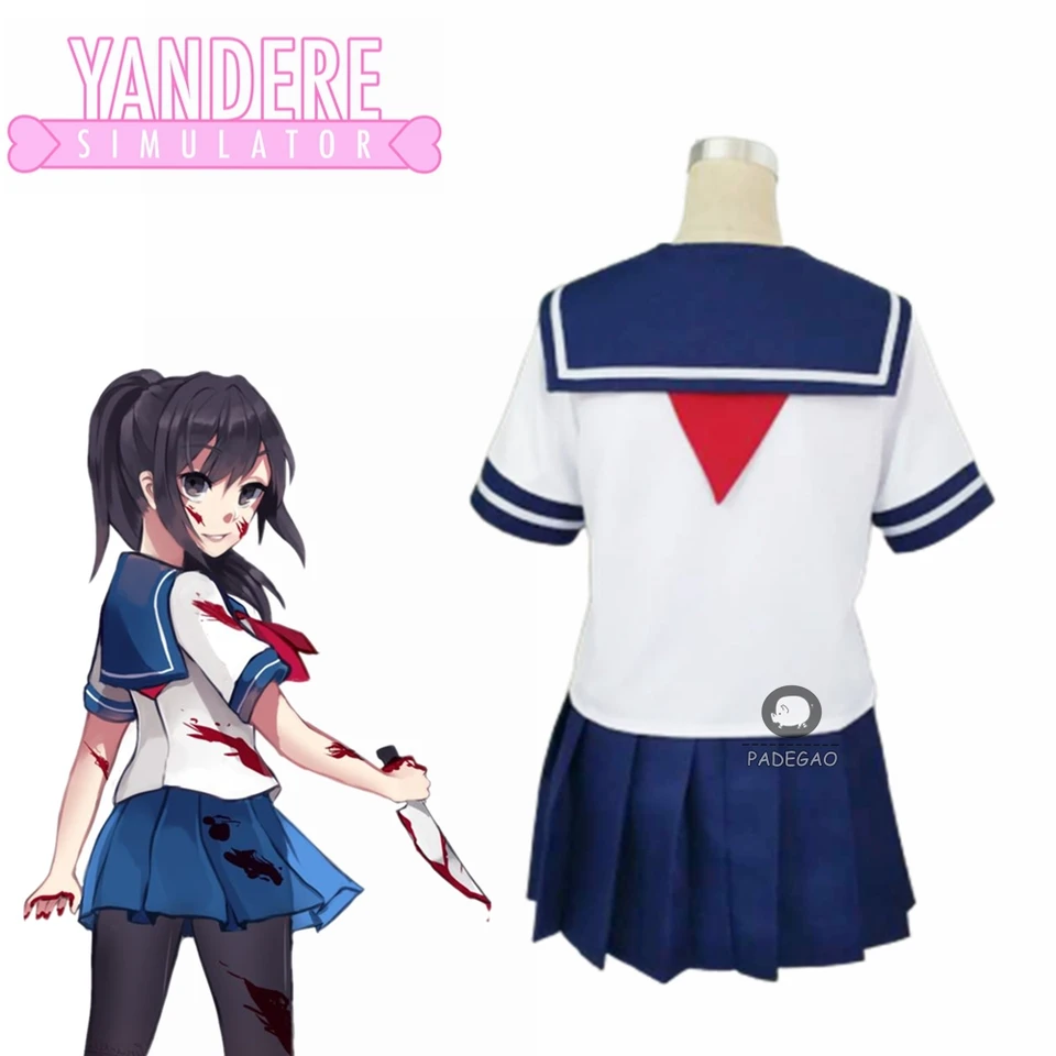Game Yandere Simulator Cosplay Costume Ayano Aishi Uniforms
