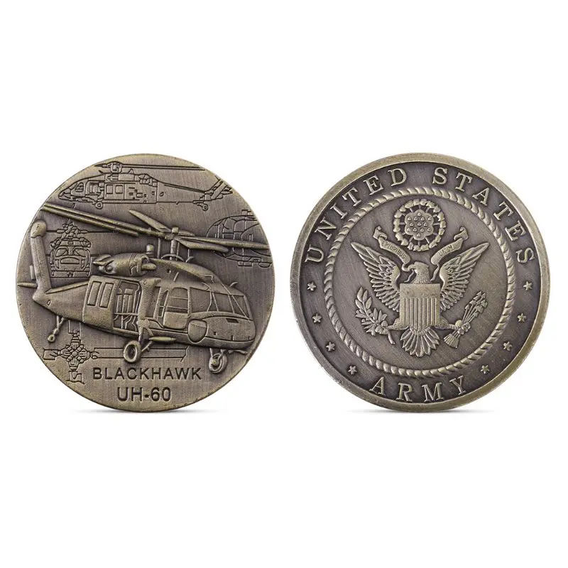 

Black Hawk UH-60 Utility Helicopter Commemorative Coin Collection Gift Souvenir