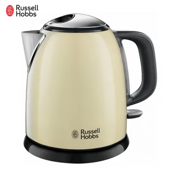 

Electric Kettles Russell Hobbs 24994-70 Home Appliances Kitchen Appliance Colors+Mini Cream beige Steel Multi Electric Kettle Flat Bottom Heating Scale Window