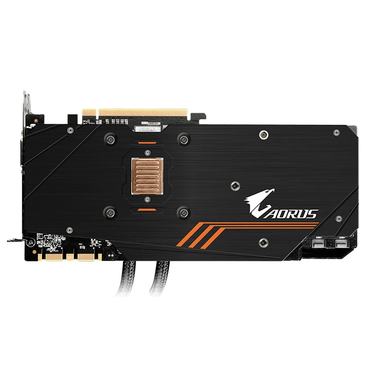 NVIDIA GIGABYTE AORUS GeForce GTX 1080 Ti Waterforce Xtreme Edition 11G Used Graphics Card with GDDR5X Memory Support 2-way SLI