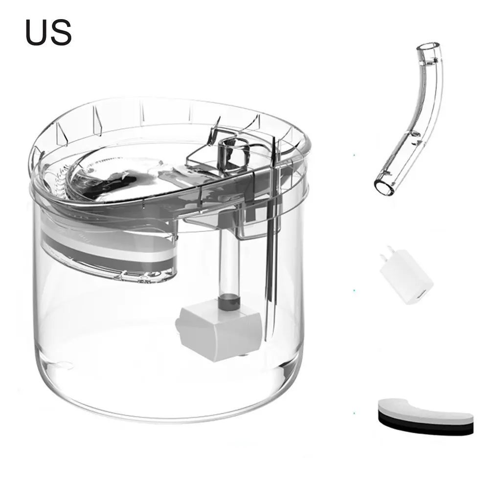 Автоматический фонтан воды кота с кран собака диспенсер для прозрачный фильтр