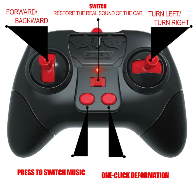 

Remote Control Stunt Toy Car Gesture Sensing Four-Wheel Drive with Light Music High Quality