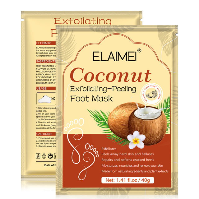 Feet Mask Sock Peeling Moisturizing Exfoliating Sock Foot Patch Pedicure Care Feet Dead Skin Removal Skin Care