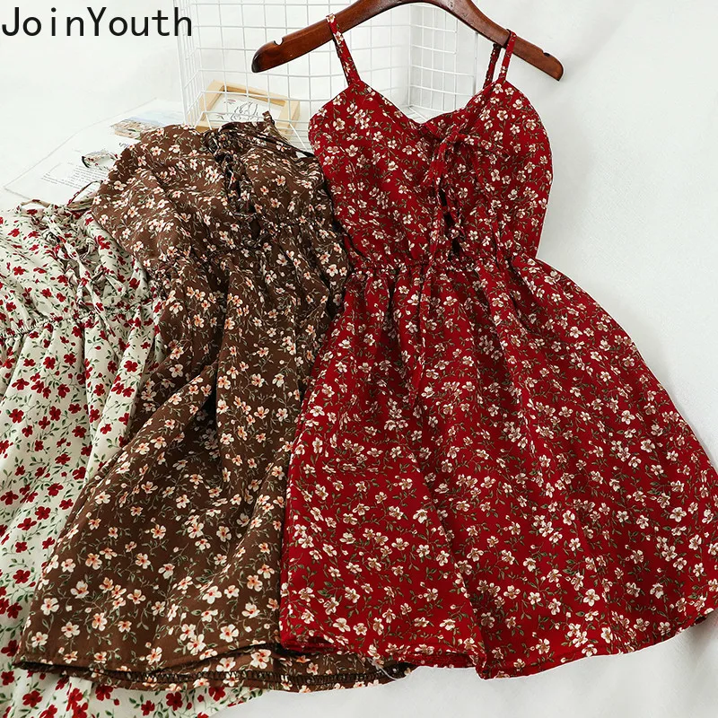 Joinyouth перекрестное Бандажное женское платье на бретельках Vestidos 2020 летнее