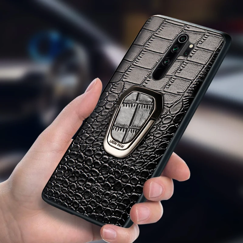 Чехол из натуральной кожи для Xiaomi Redmi Note 8 pro 9S 7 8T 4x 5 6 крышка кронштейна Mi 9 Lite 9t a2 a1