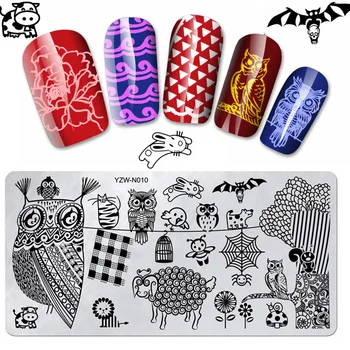 

2017 New Style Origional Design Rectangular 6x12cm Nail Printing Template DIY Tool-Authorized Yzw-n