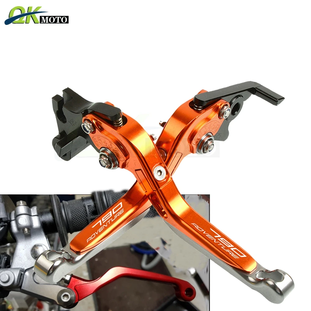Мотоцикл CNC Алюминиевые Выдвижные Тормозные рычаги регулируемые складные Рычаги сцепления подходит для KTM 790 ADV 790 Advevture