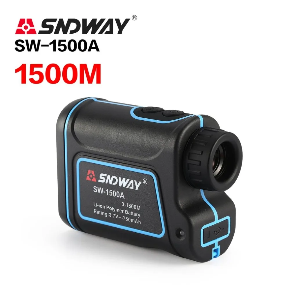 

SNDWAY SW-1500A Monocular Telescope Laser Rangefinder 1500m Trena Laser Distance Meter Golf Hunting laser Range Finder