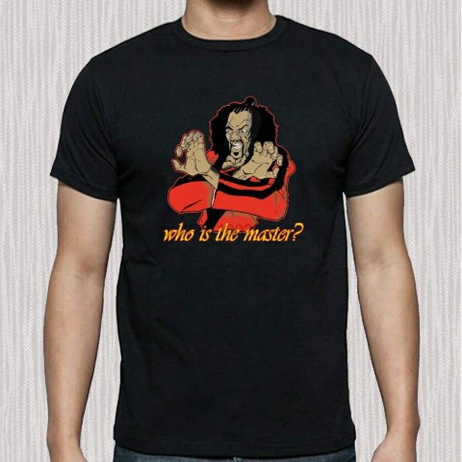 T Shirts The Last Dragon Sho Nuff Who Is The Master Men S Black T Shirt Size S To 3xl Clothing Shoes Accessories Vishawatch Com
