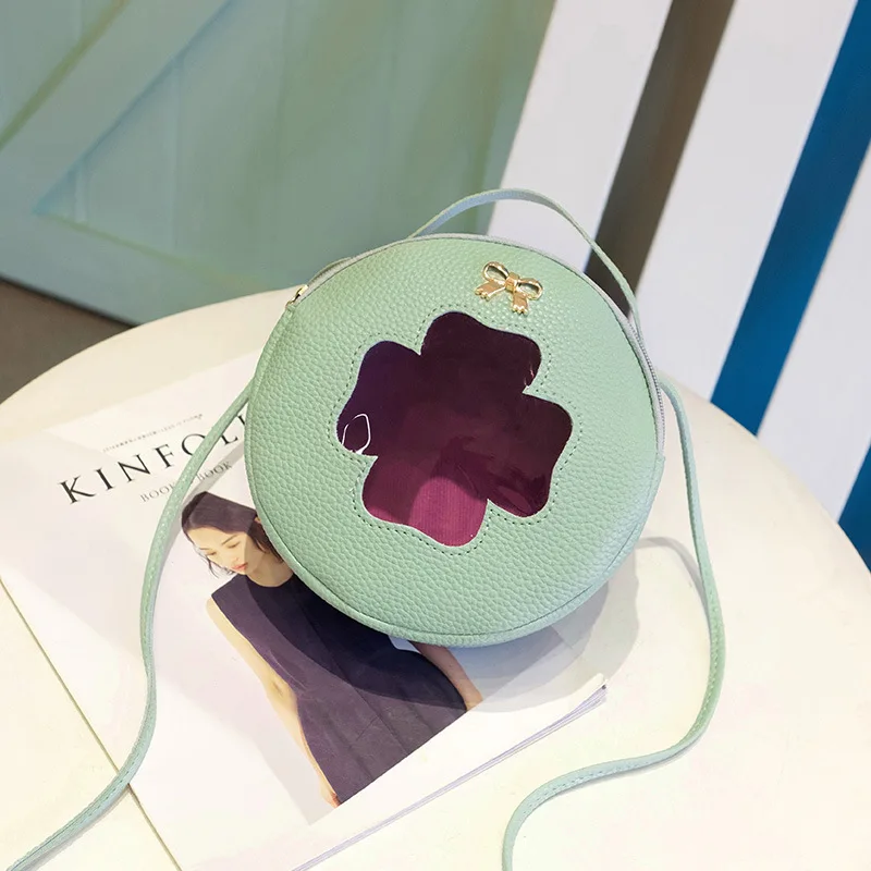 

Cute Cartoon Small round Bag Simple Chain Bag WOMEN'S Bag New Style 2020 Autumn Summer Versatile INS Shoulder Bag Fashion