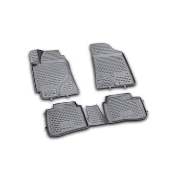 

3D mats in salon Kia Cerato 2009-2013, 4 PCs (PU) (of sirato)