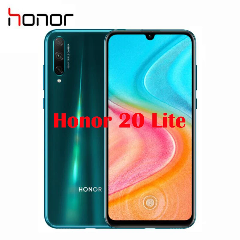 Официальный Новый оригинальный Смартфон Honor 20 lite 6 3 дюйма Kirin 710F Восьмиядерный