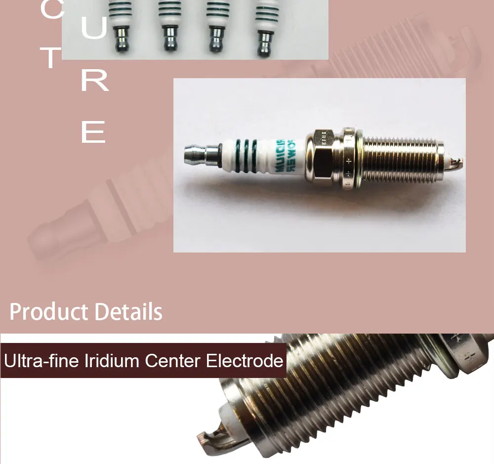 4 шт./лот IKH20 5344 иридиевая Свеча зажигания Япония для BMW Citroen Peugeot 5344|plug for power|plug sparkplug