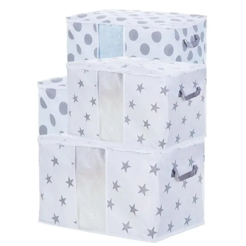 

Foldable Storage Bag Clothes Blanket Quilt Closet Sweater Cabinet Organizer