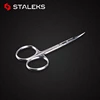1pc STALEKS Stainless Steel SX-10-1 Eyebrow Scissors Precision Double Eyelid Sticker Scissor Elbow Barb Trimmer Nose Hair Tool 5