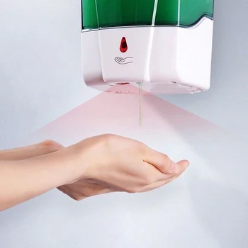 

Liquid Soap Automatic Dispenser Washing Set Kitchen Bathroom Touchless Wall Hand for Household Bathroom Accessories