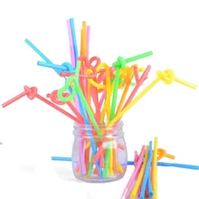 Многофункциональный Цвет соломы Экологичные одноразовые художественные питьевые могут быть Фолд соломы творческие детские аксессуары для напитков