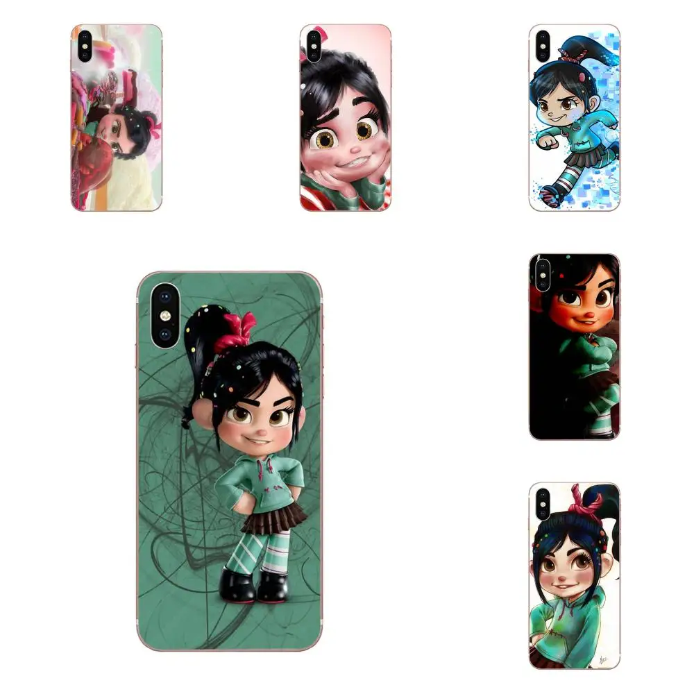 Vanelope Von Schweetz Wreck It Ральф мягкий кремнезем для Apple iPhone 4 4s 5 5C 5S SE 6 6S 7 8 Plus X XS Max