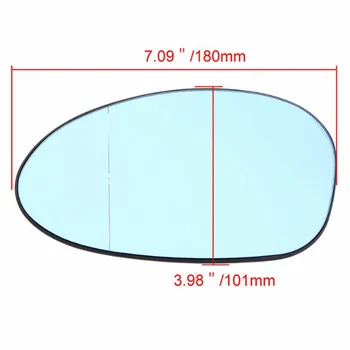 

Blue Rearview Mirror For BMW E82 E88 E90 E91 E92 E46 Car Replacement Left+right Door