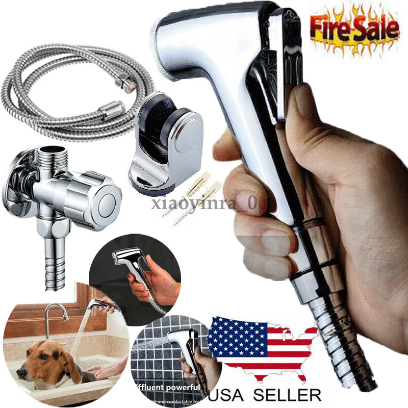 

2019 Brand New Style Bidet Toilet Sprayer Set Handheld Kit-Bathroom Hand Shower Self Clean Stainless