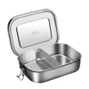 Lunch Container Stainless Steel Bento Food Container G.a HOMEFAVOR Snack Storage Box For Kids Women Men 4