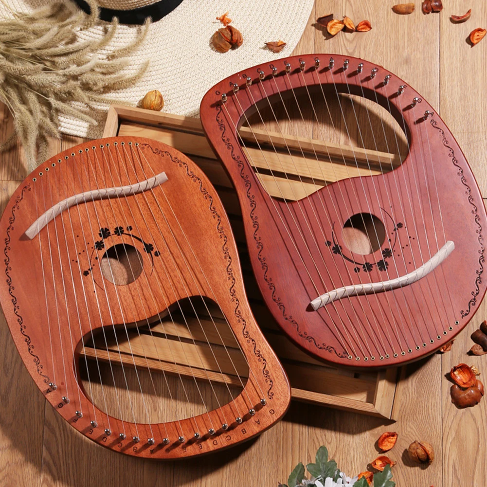 Твердый деревянный портативный подарок Профессиональный 10 16 струнный вечерние музыкальный инструмент для путешествий Детский Мини Lier harp развлечения