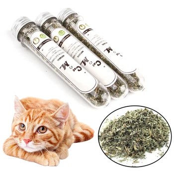 

Natural Cat Toys Catnip Grass Menthol Cat Mint For Kitten Healthy Safe Edible Treating Cat Catnip Snack Hair Removing Products