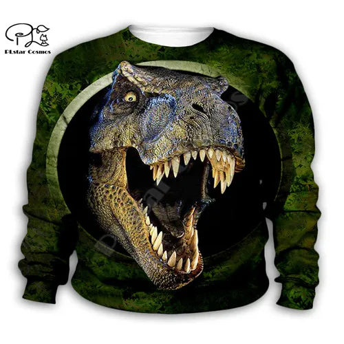 Kids sweatshirts Детские толстовки с 3d принтом динозавра для маленьких мальчиков и девочек спортивный костюм с героями мультфильмов комплект детской одежды, милые толстовки футболки - Цвет: Kids sweatshirts