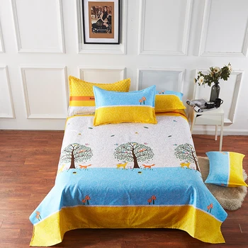 

Skin-friendly Bed Sheet Thicken 1 Pc Bedspread Dust-proof Antifouling Bedroom Bedding Change (no Include Pillowcase) E11642