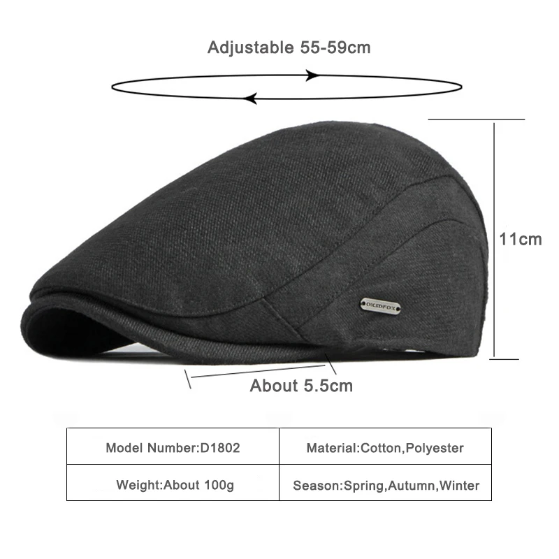Herringbone Duckbill Hat Flat Peaked Beret Hat Men Women Retro Newsboy Ivy Cap Painter Gatsby Driving Cabbie Cap beret hat newsboy cap newsboy hat duck tongue hat