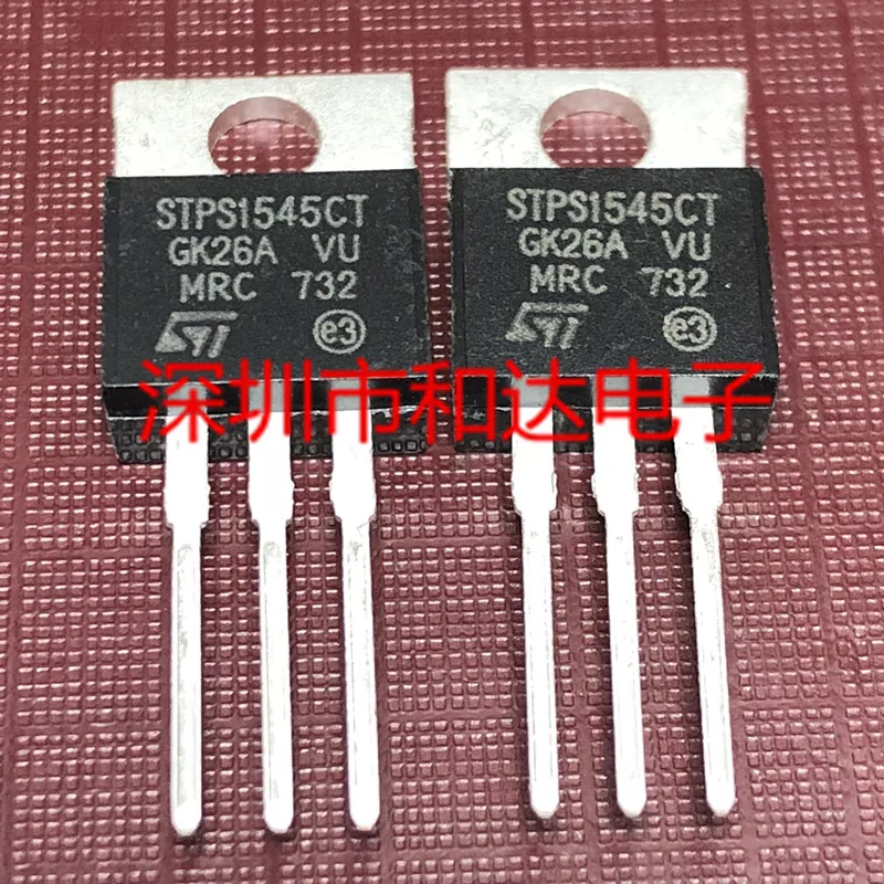 

STPS1545CT TO-220 45В 15а