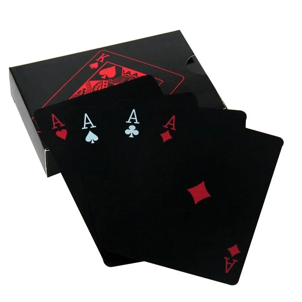 

Creative PVC Poker Waterproof Table Game Playing Cards Magic Trick Party Favor