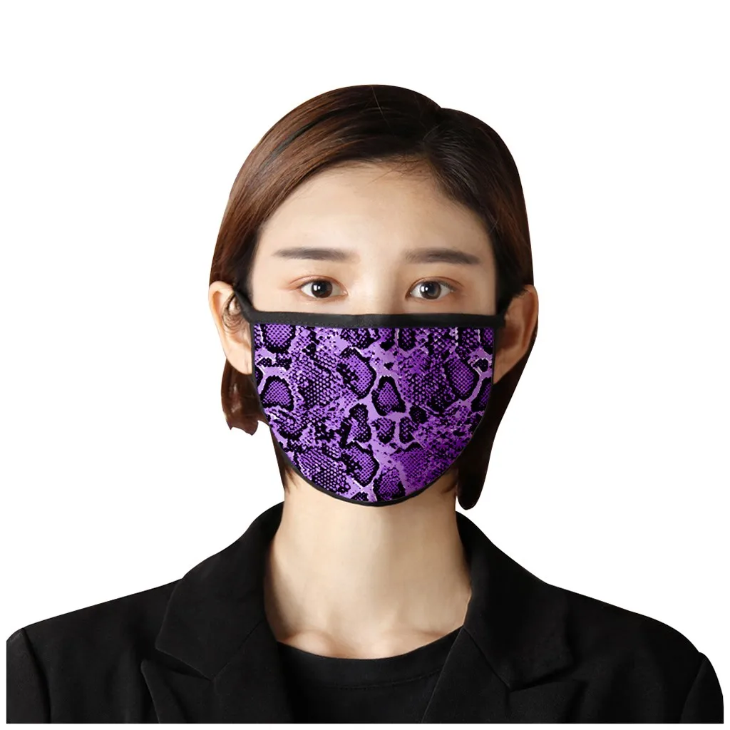 Unisex Leopard Spots Wild Cat Universal Face Masks Washable Reusable Cloth Masks Anti Pollution Face Shield WindProof Mouth mask