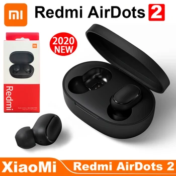 

NEW Xiaomi Redmi AirDots 2 Wireless Bluetooth 5.0 Charging Earphones In-Ear stereo bass With Mic Handsfree Mi Earbuds AI Control