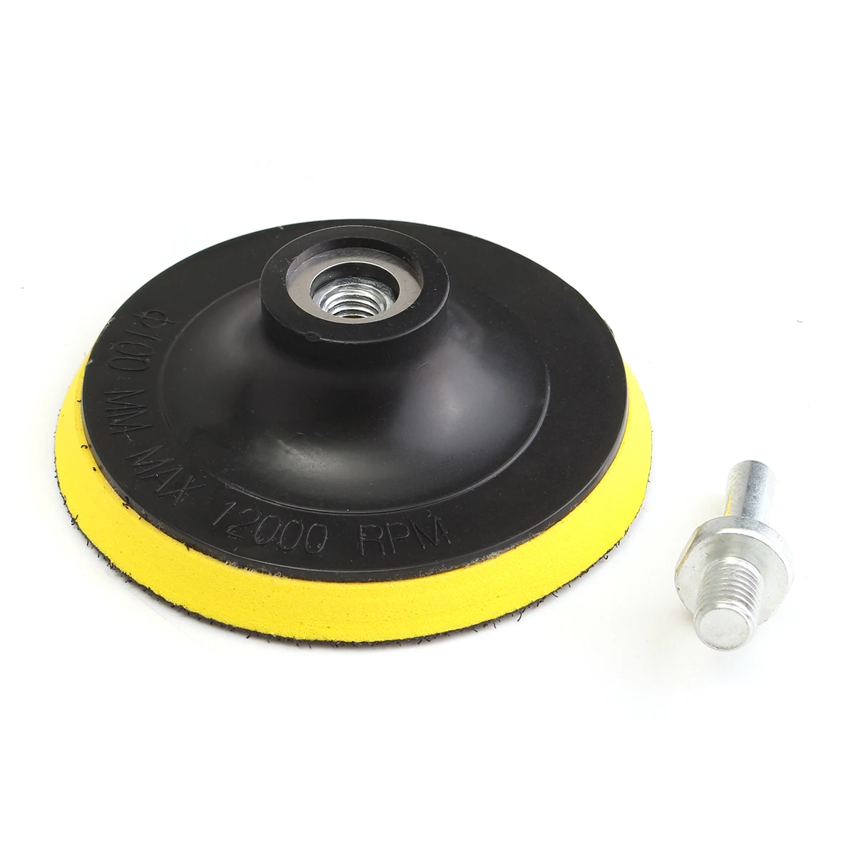 1000 Grit 10x Sanding Disc Sandpaper Hook And Loop Grit+Drill Adapter+Backer Pad 