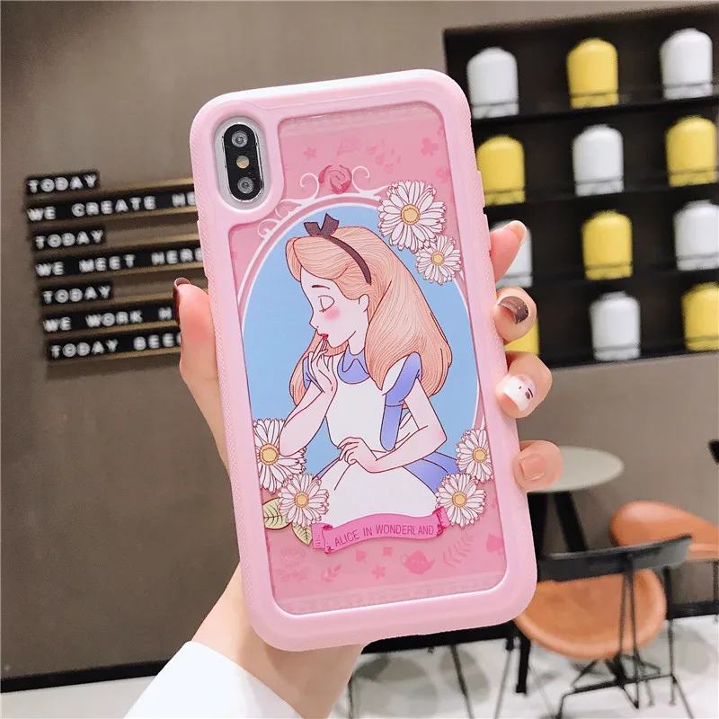 TPU+ PC двусторонний помощи чехол для iphone X XR XS MAX 7 8 плюс 6 6s милые даффи ShellieMay аниме Gelatoni StellaLou чехол - Цвет: style 8